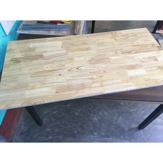 !!!Mặt bàn gỗ cao su 100%  (120*60)