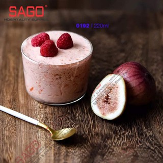 Cốc Thủy Tinh Libbey Pudding & Panna Cotta Cidra 220ml , Nhập Khẩu E.U