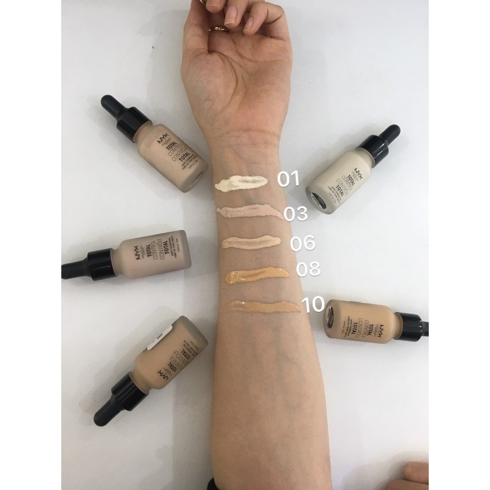 🤩🤩Kem Nền Kiểm Soát Da Siêu Mịn NYX Professional Makeup Total Control Drop Foundation (13ml)🤩🤩