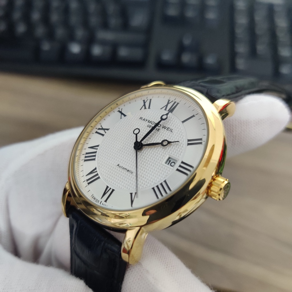 Đồng hồ nam dây da giá rẻ cho sinh viên R01 Siêu Thị Điện Máy Xanh