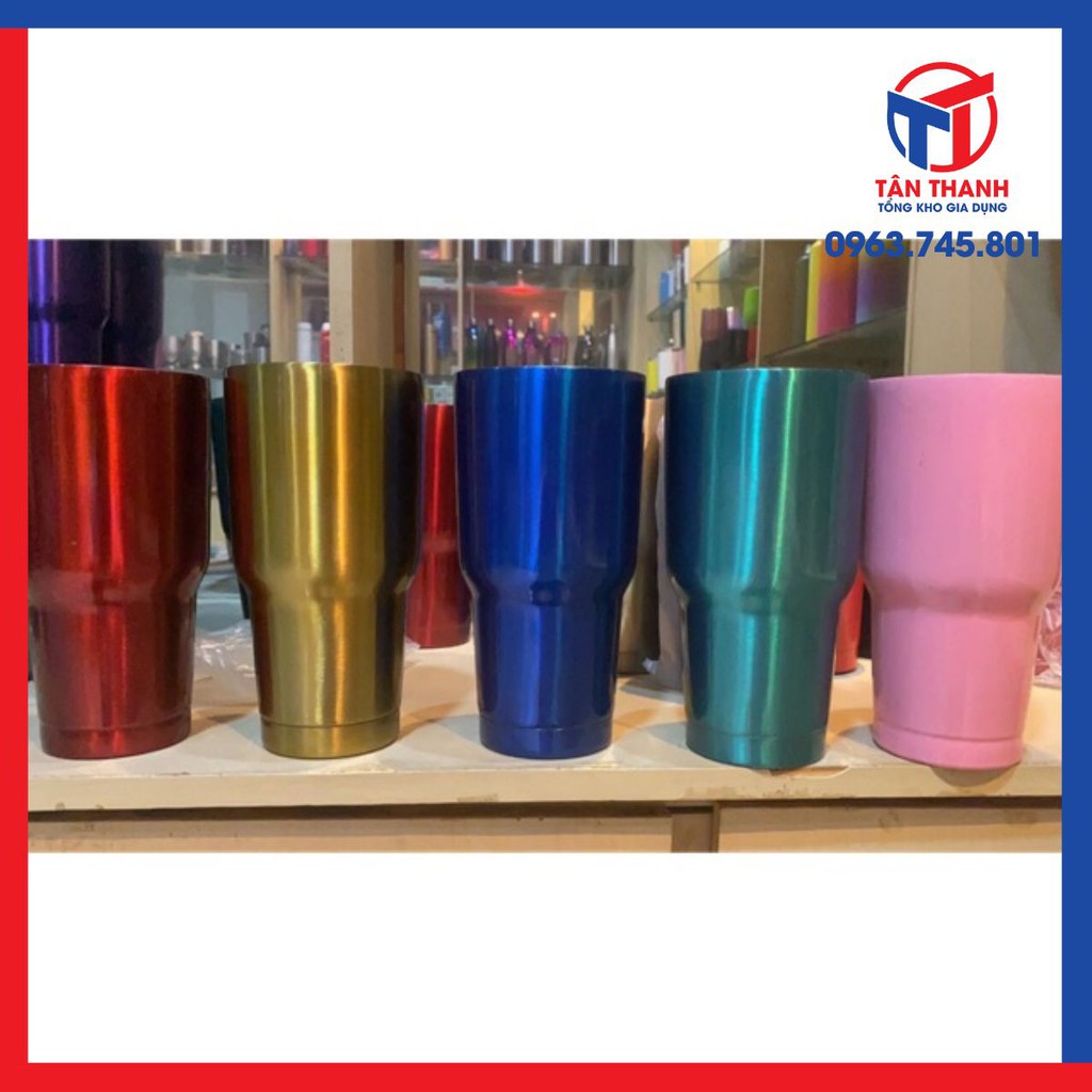 Ly giữ nhiệt Thái Lan 900ml màu trơn không hình cực đẹp( tặng kèm phụ kiện)