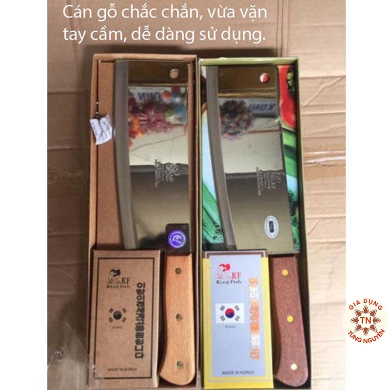 Dao chặt xương thịt,,cá,đồ cứng Hàn Quốc King Fish ...thiết kế sang trọng siêu bền [DAO CHẶT]