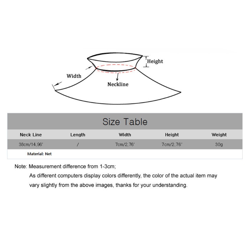 Cổ Áo Giả Đứng Phối Lưới Thắt Nơ Ruy Băng Hóa Trang Victoria Cổ Điển Cho Nữ