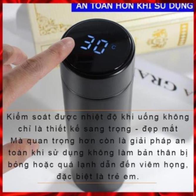 Ly giữ nhiệt inox 304, bình giữ nhiệt cảm ứng hiển thị nhiệt độ 500ml | BigBuy360 - bigbuy360.vn