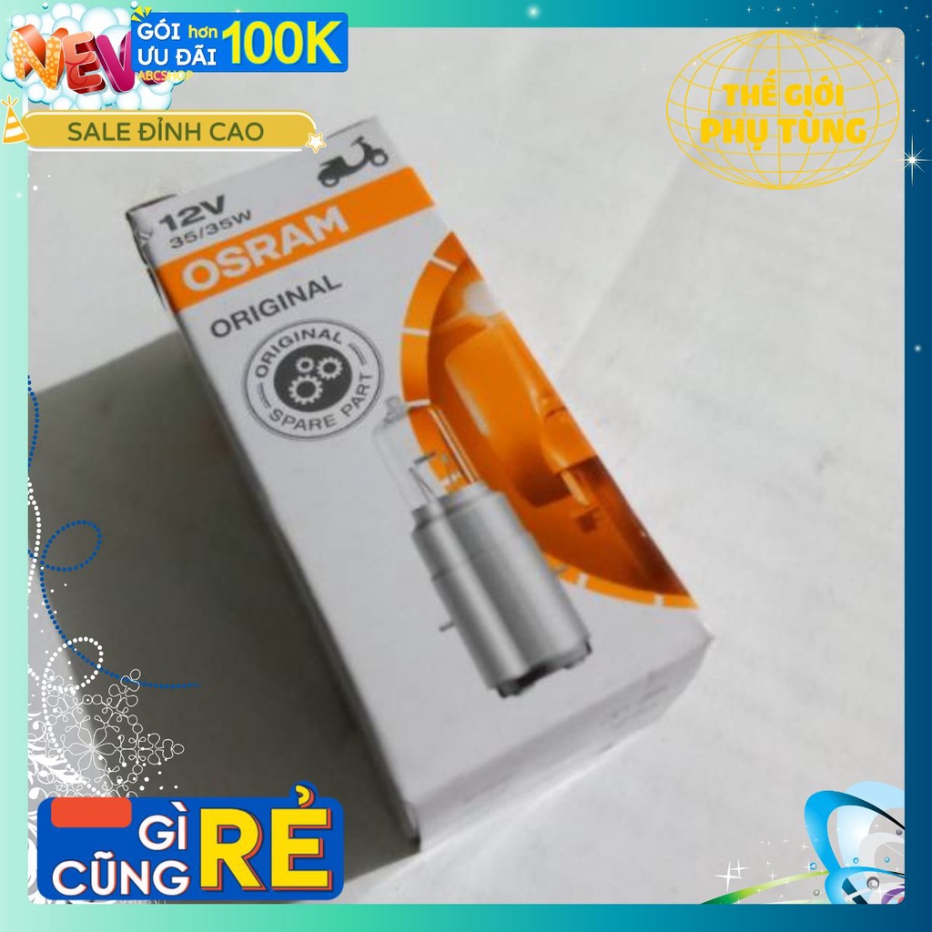 Bóng Đèn Halogen 12v 35w Chuyên Dụng Cho Xe Vespa BA20d 62327