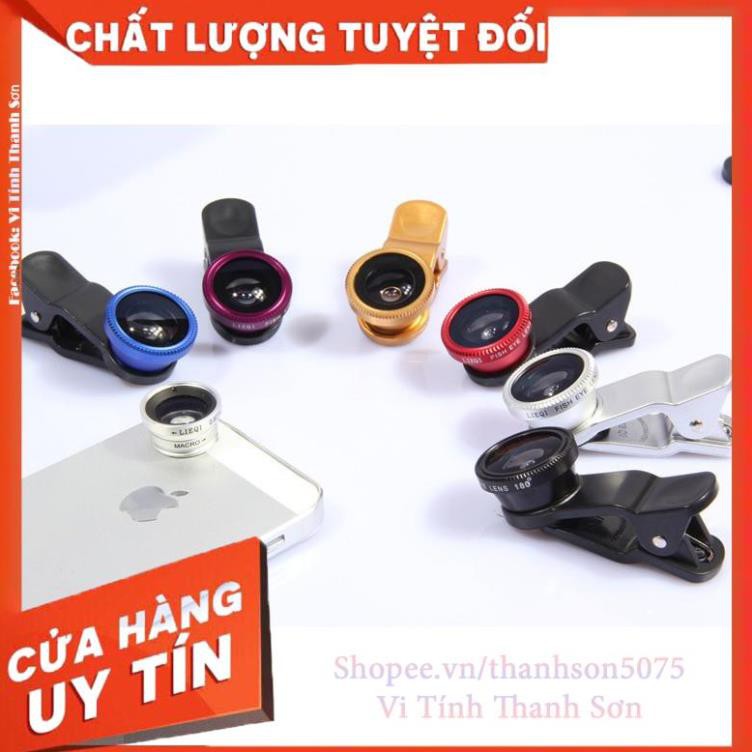 LEN CHUP HINH 3 TRONG 1 CHO ĐIỆN THOẠI IPHONE, SAMSUNG, OPPO, HTC - Vi Tính Thanh Sơn
