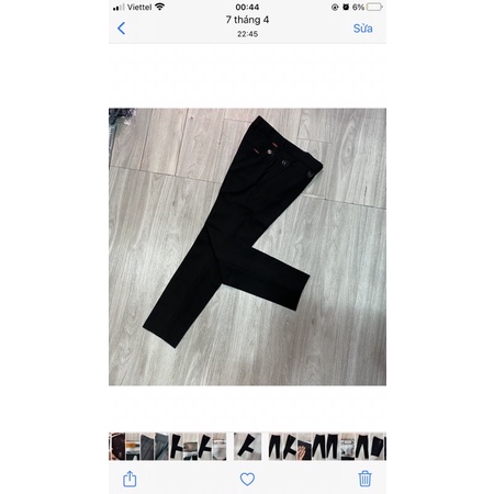 Quần âu Lv đen2027-2395