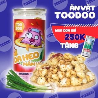 Da Heo Chiên Giòn Mắm Hành 150g Ăn Vặt Toodoo / Giòn Rụm Ngọt Ngọt Cay Cay