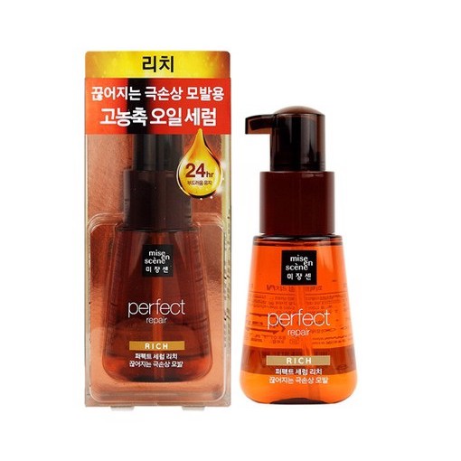 ( mẫu mới ) Serum dưỡng tóc Miseen Scene Rich 80ml ( nắp đen )