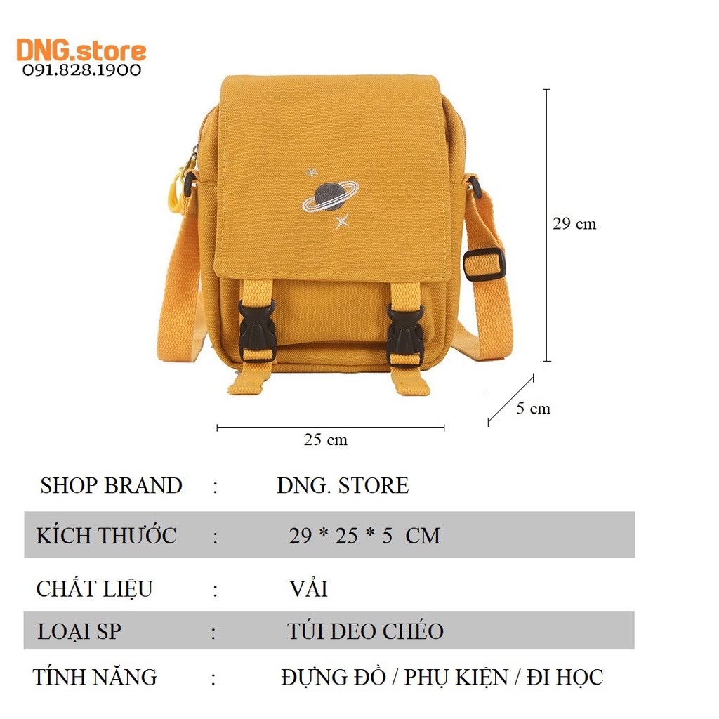 Túi đeo chéo đi chơi kiểu dáng Unisex TCMN01