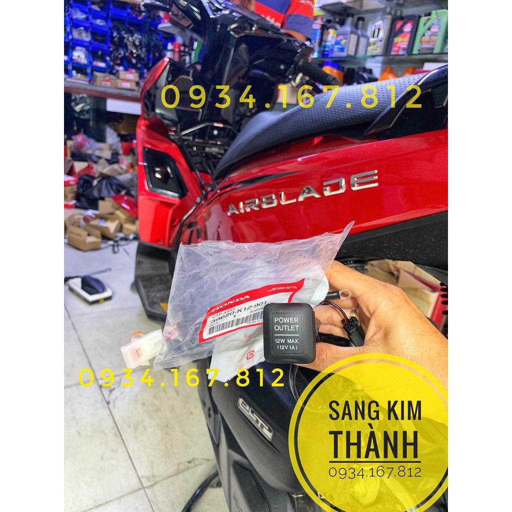 Ổ Cắm Tẩu Sạc Điện Thoại 12v Cho Xe Honda AB 125