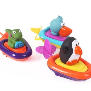 Đồ chơi nhà tắm thú bơi rút dây cót Sassy