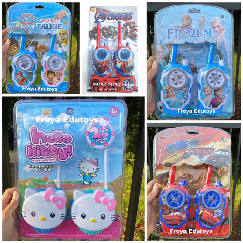 Bộ Đàm Đồ Chơi Hình Các Nhân Vật Trong Phim Hoạt Hình Frozen Hello Kitty