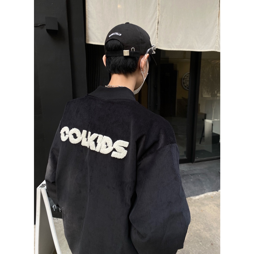 ÁO KHOÁC CND VELVET FABRIC BOMBER BLACK