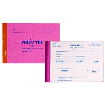 Phiếu chi, thu (bán 10 cuốn) = 45 tờ/ 1 cuốn