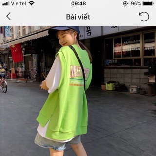 Áo gile ulzzang