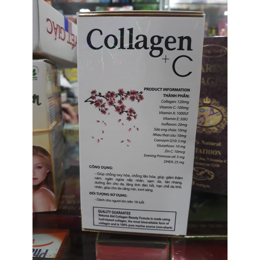 COLLAGEN +C giúp làm đẹp ,tăng cường nội tiết tố