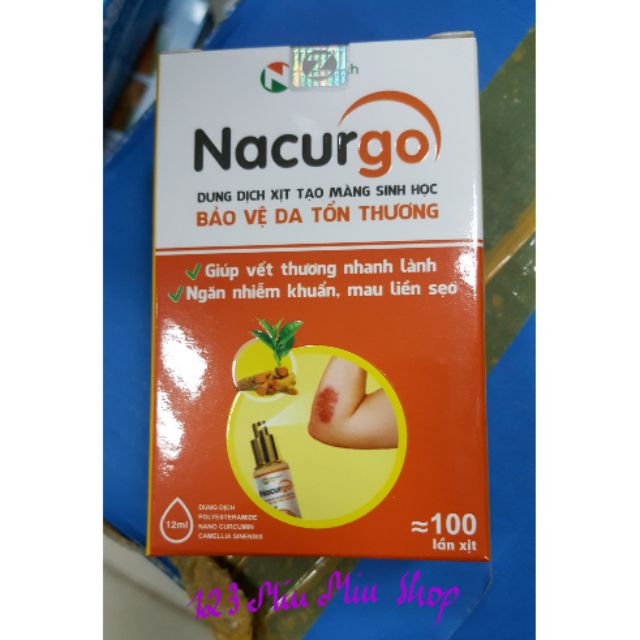 Nacurgo dung dịch làm lành vết thương - [CHÍNH HÃNG]