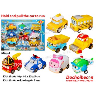 Poli - Hộp 8 nhân vật Robocar Poli P5 - Chạy trớn - Nhiều mẫu
