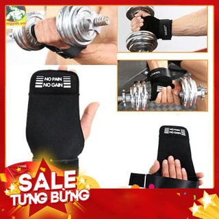 Găng tay tập gym lifting grips aolikes pro hở mu bàn tay