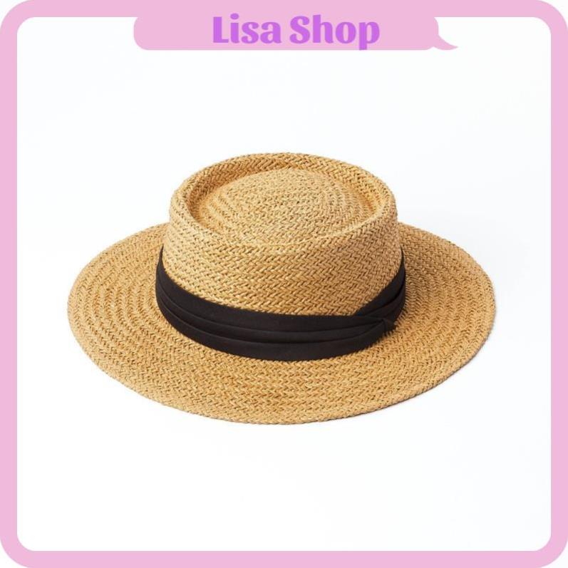 [HÀNG CAO CẤP LOẠI 1] Mũ Cói, Nón Cói rộng vành đi biển đóng hộp to không mất form Lisa, M39