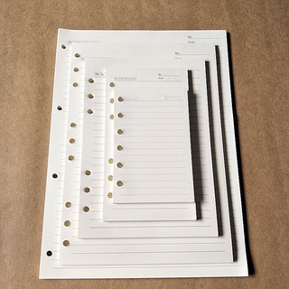 Ruột sổ còng/Giấy refill cho Binder 6 lỗ size A5/A6