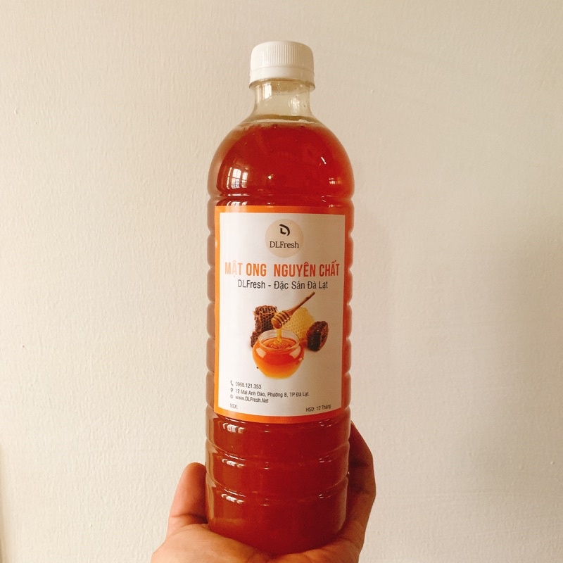 Mật ong nguyên chất DLFresh mật ong hoa atiso 550ml
