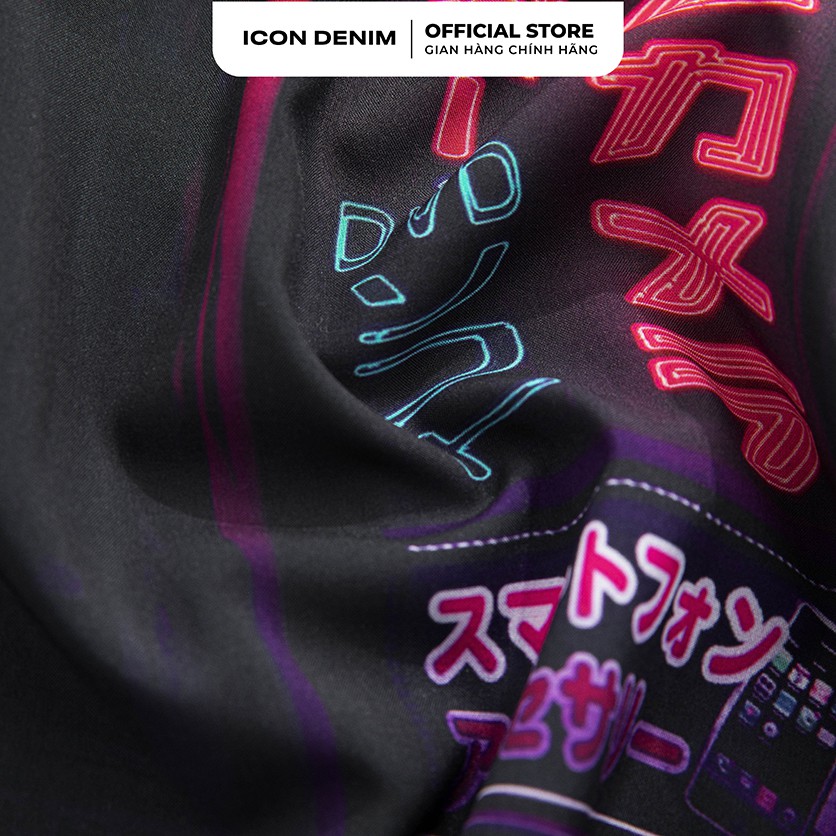 Áo Sơ Mi Nam ICON DENIM Tay Ngắn Cổ Bẻ City Night | BigBuy360 - bigbuy360.vn