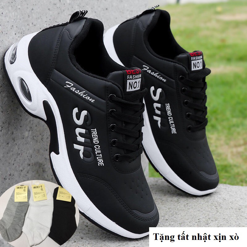 Giày thể thao nam,giày nam,sneaker tăng chiều cao,da chống ướt