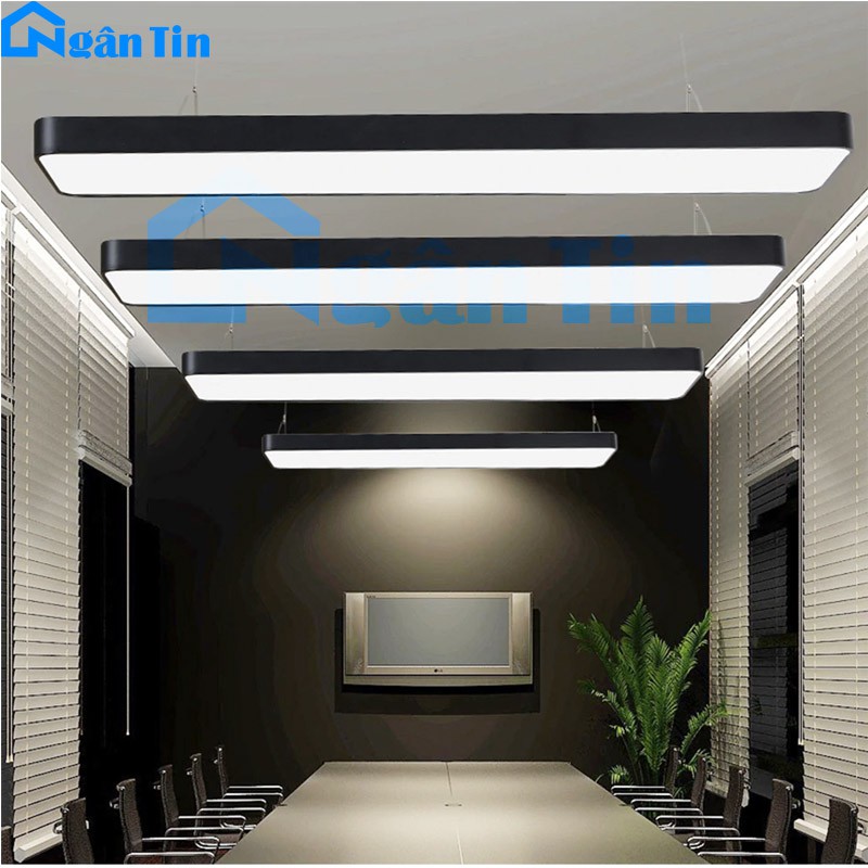 Đèn Led thả trần văn phòng siêu sáng Led 3 chế độ màu 60W 220V THCN218 Ngân Tin