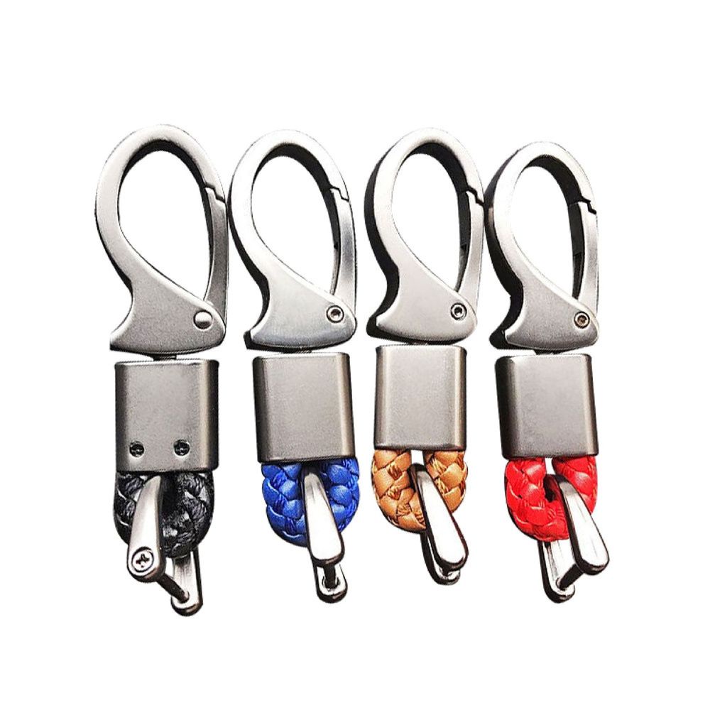 Móc chìa khóa xe hơi bện dây sáng tạo thời trang chất lượng cao