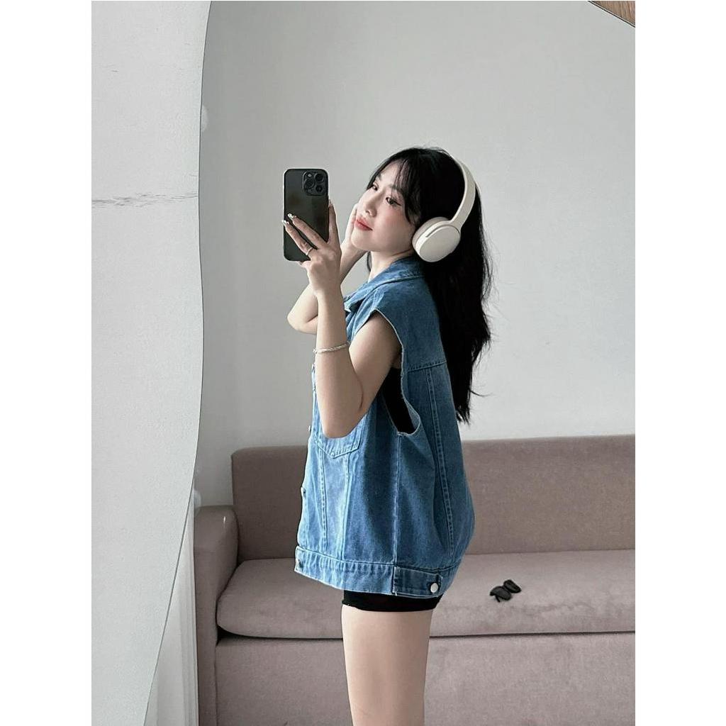 Áo jeans sát nách