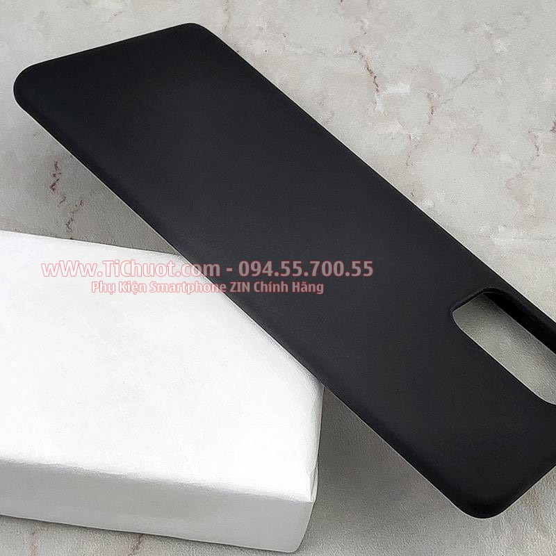 Ốp lưng Samsung S10 Lite A91 M80s Dẻo Đen Nhám Mịn