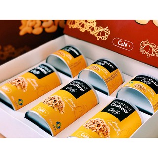HỘP QUÀ TẶNG CASNA (kèm hạt điều các loại tuỳ chọn)