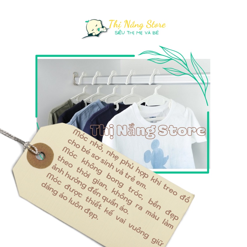 Móc treo quần áo đa năng, mắc quần áo đa năng Hokori nhựa Việt Nhật tiện dụng cho bé