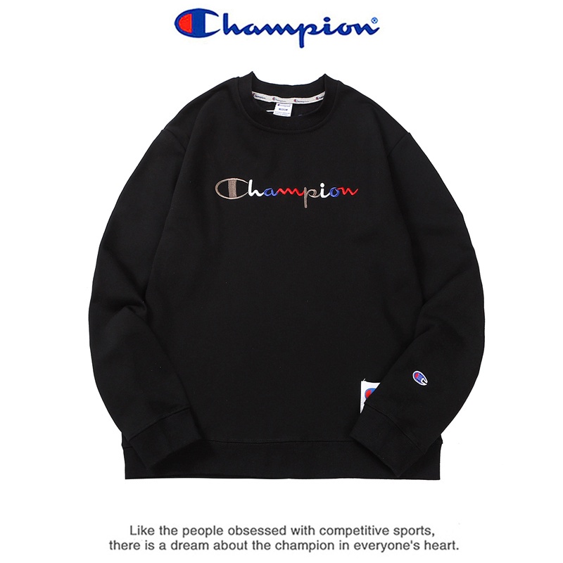 Wholesale Price CHAMPION Couples Cotton Loose Embroidery Pullover Sweatshirts Sports Long Sleeve All-match Coat Unisex | BigBuy360 - bigbuy360.vn