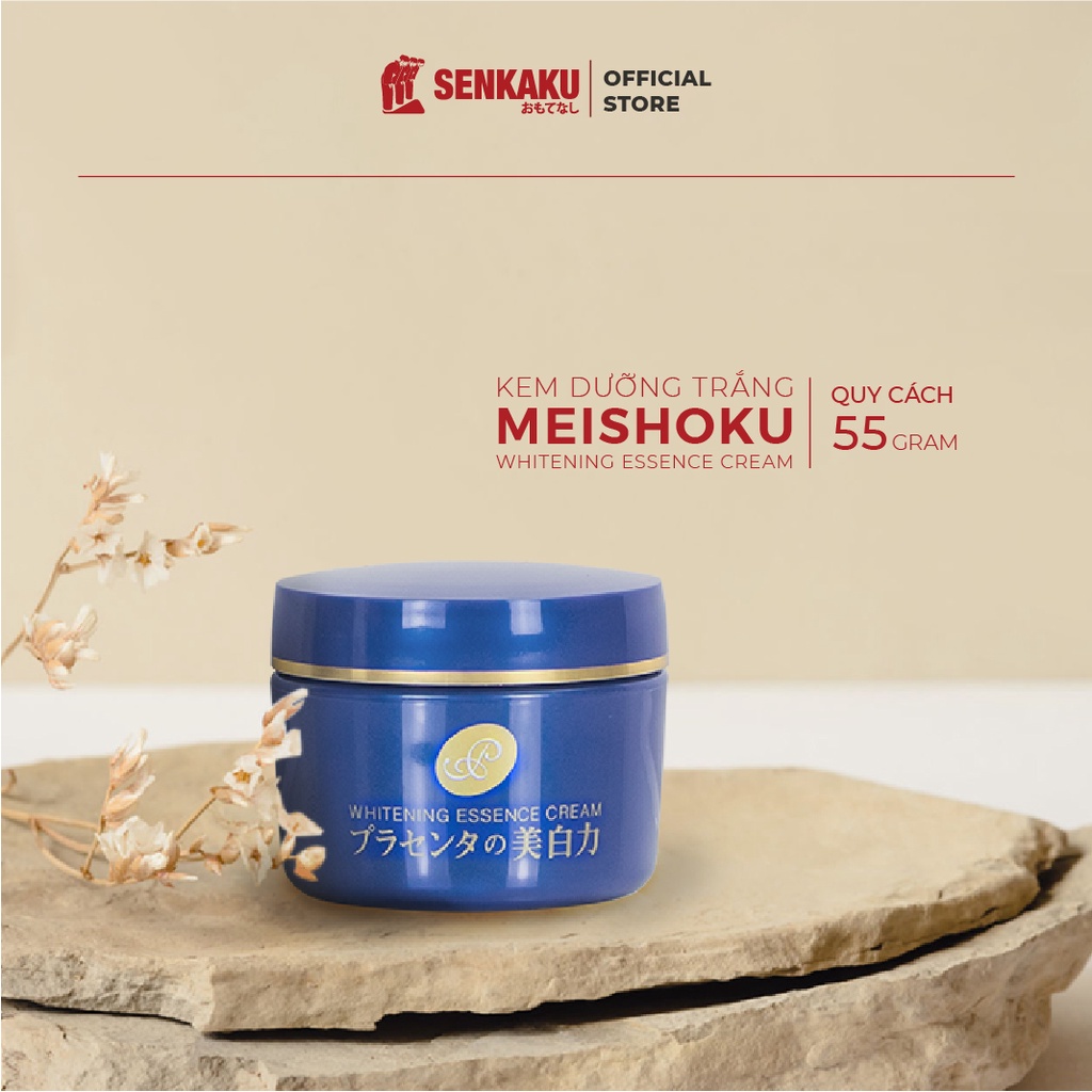 Kem dưỡng trắng da và dưỡng ẩm da mặt Meishoku nội địa Nhật Bản 55g