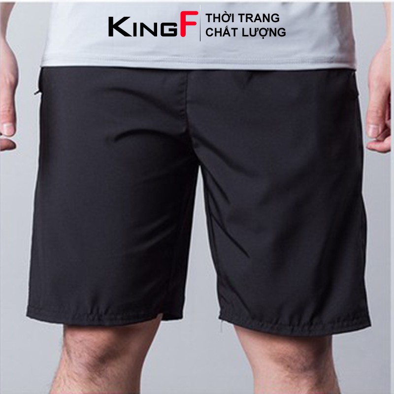 [Mã SR11JUNE5 giảm 20K đơn 50K] Quần đùi nam vải dù gió KINGF quần short trơn mềm mịn thoáng mát mặc ở nhà chơi thể thao | BigBuy360 - bigbuy360.vn