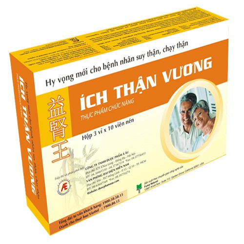 Ích Thận Vương - giúp bảo vệ và giúp tăng cường chức năng thận, làm chậm diễn tiến của suy thận