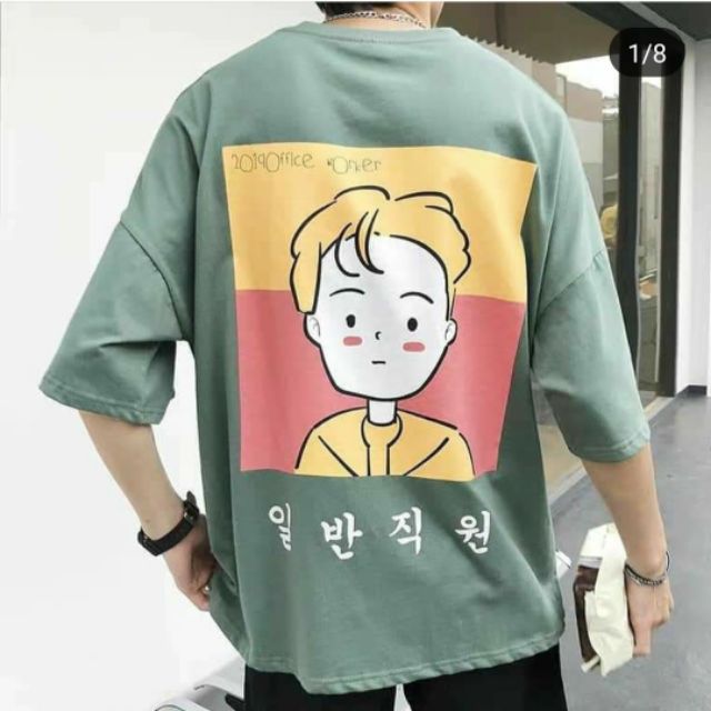 Áo Thun Tay Lở Cậu Bé Tóc Vàng