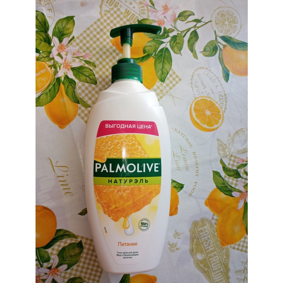 [ 750ML ]Sữa tắm dưỡng ẩm mật ong &amp; kem Palmolive Naturel Nga