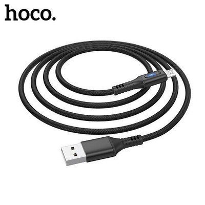 Cáp Sạc Nhanh 2.4A Hoco U79 Micro có đèn led hỗ trợ sạc và truyền dữ liệu