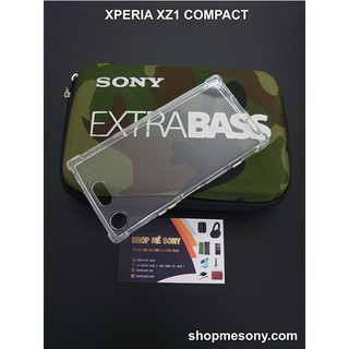 Sony Xperia XZ1 Compact - Ốp lưng trong suốt TPU chống sốc cao cấp