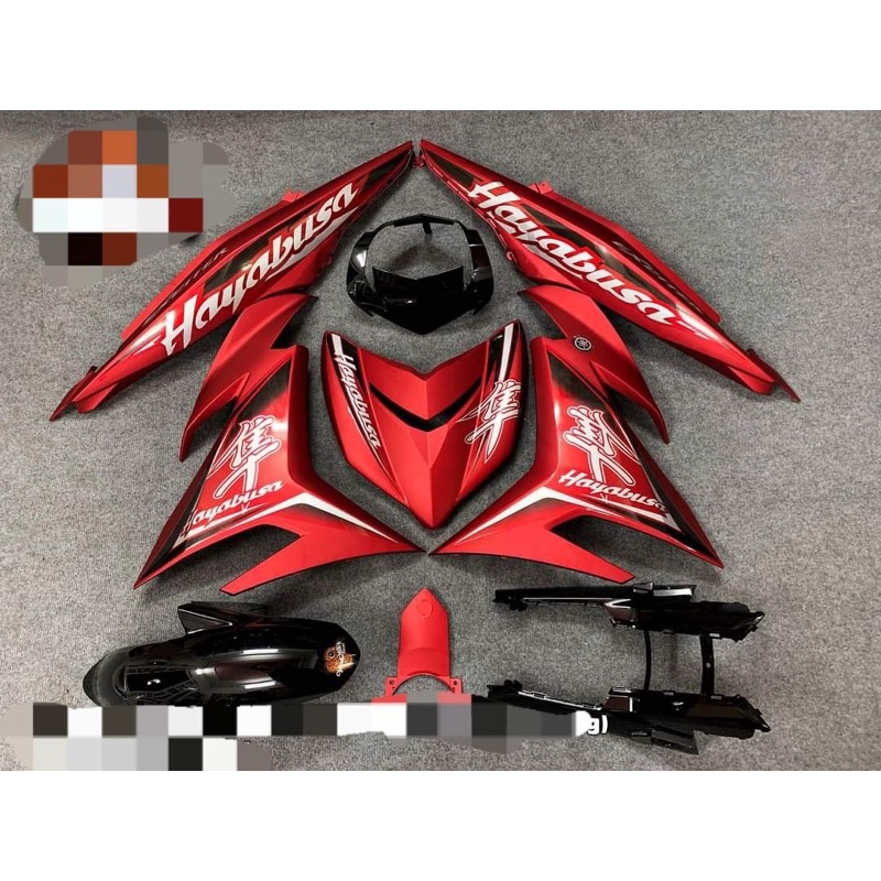 tem rời exciter 150 đỏ tem trắng hayabusa