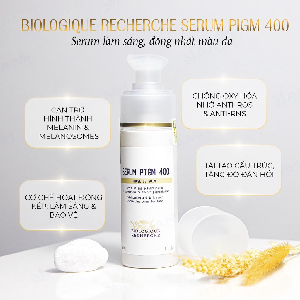 Serum pigm 400 Tinh Chất Giúp Làm Sáng Da, Đánh Bay Nám, Tàn Nhang & Đốm Nâu Biologique Recherche