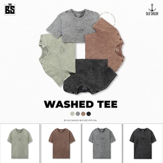 Áo wash đá nam old sailor - o.s.l washed tee - big size upto 4xl