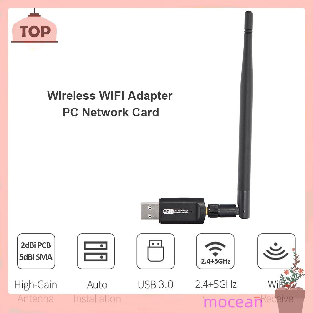 Usb Wifi Mocean 2.4 + 5ghz 1200mbps Rtl8812 Thẻ | BigBuy360 - bigbuy360.vn