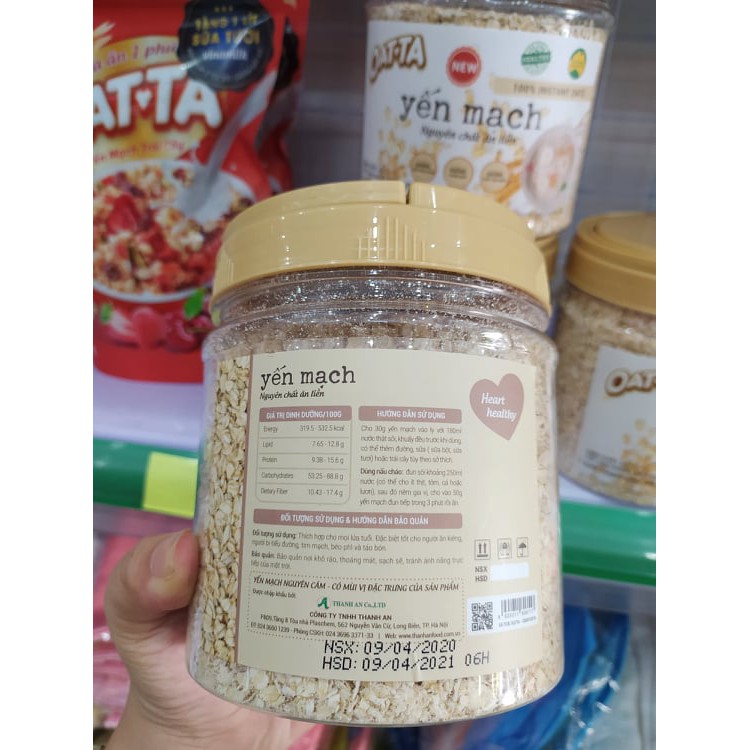 YẾN MẠCH OATTA HỘP 400GR