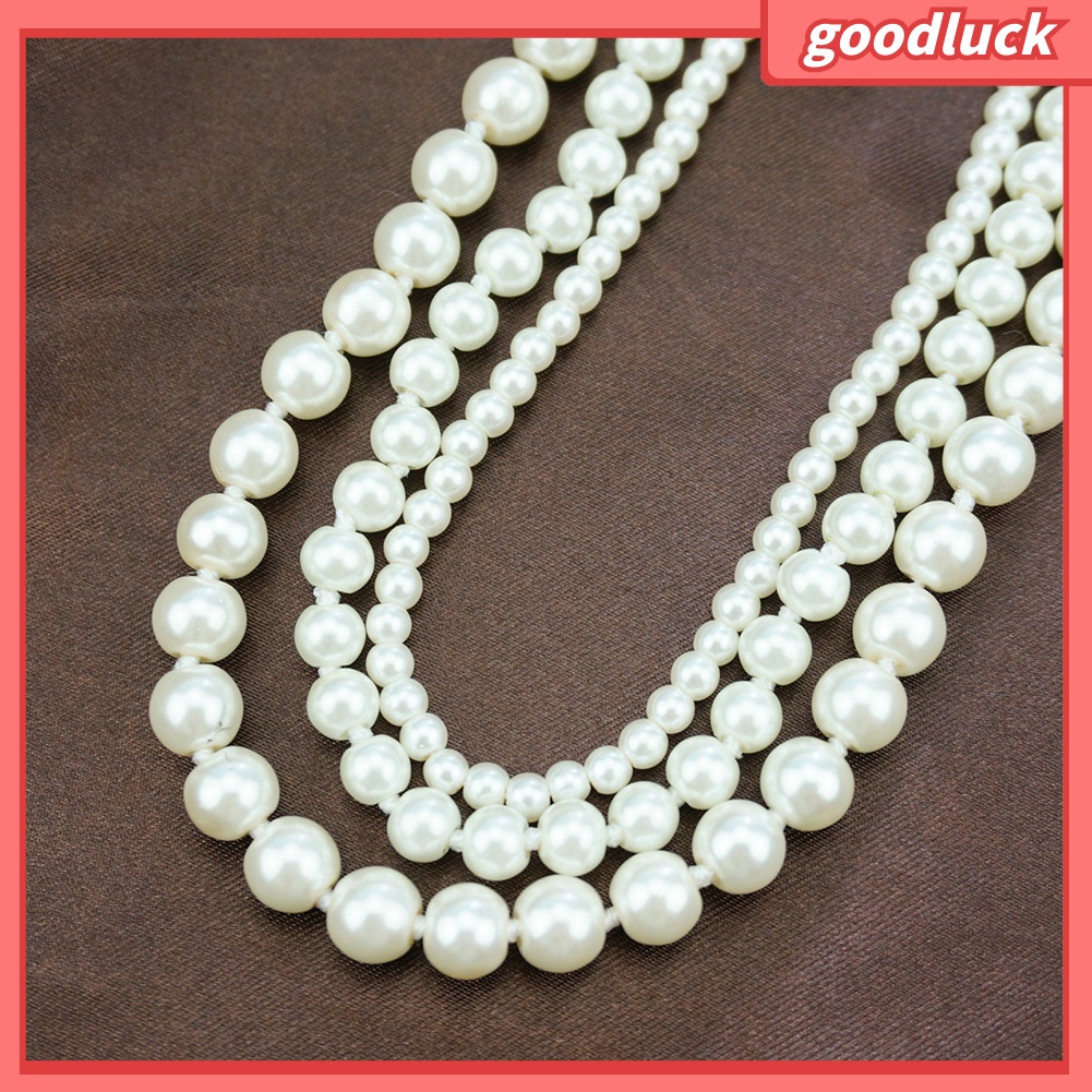Dây Chuyền Chuỗi Hạt Ngọc Trai Nhân Tạo Cho Nữ