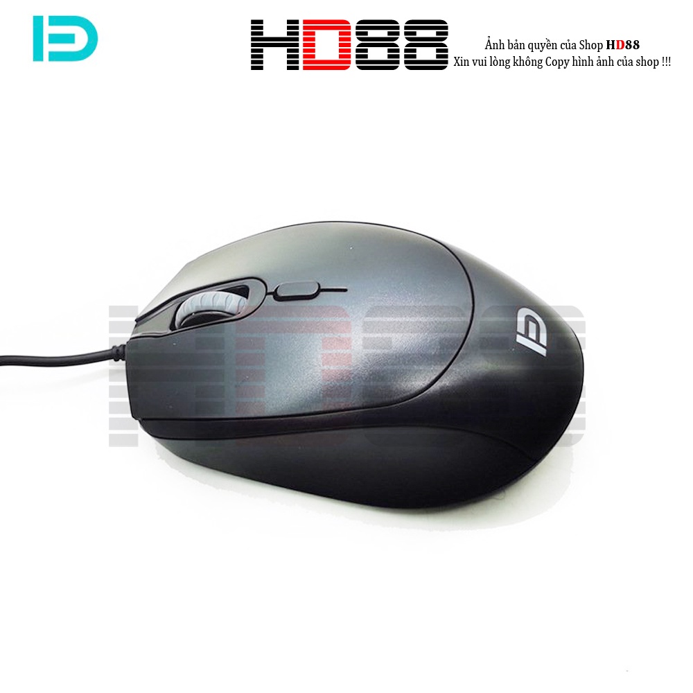 Chuột máy tính có dây,Chuột quang chính hãng 3600N ,HD88 bảo hành 1 năm - A19